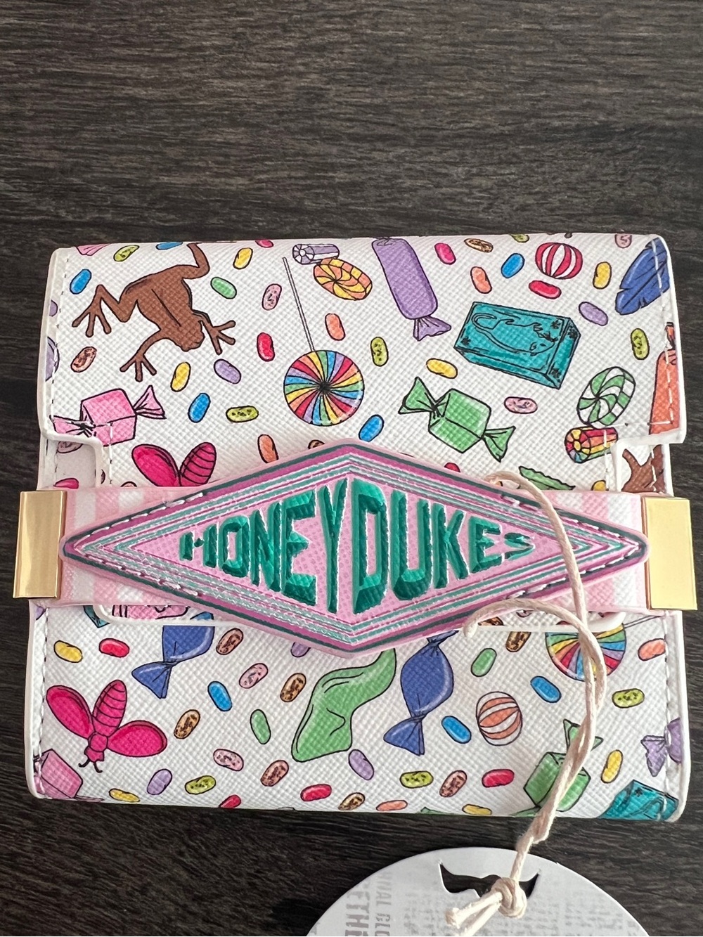 Loungefly Honeydukes Pink Green Candy Motif Wallet Harry Potter